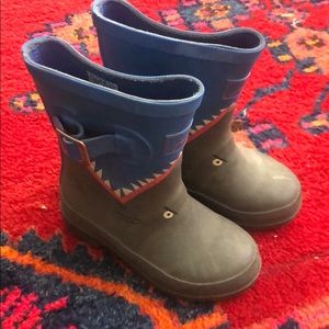 Joules Kids Welly Shark Print